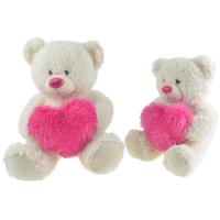 PL86290 PLUSH HEART BEAR